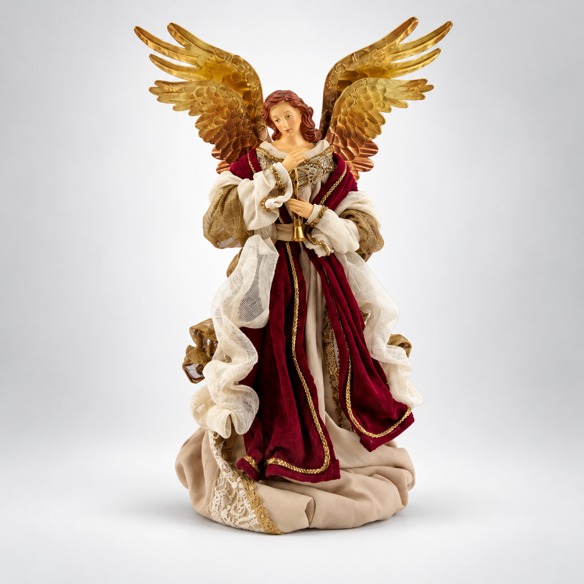 Anjo Decorativo com Instrumento Musical