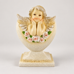 Vaso com Anjo em Marfinite