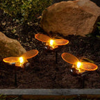 Estaca Solar Abelha (pack 3)