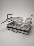 Grelhador Churrasqueira de Encastrar com Grelha em Inox