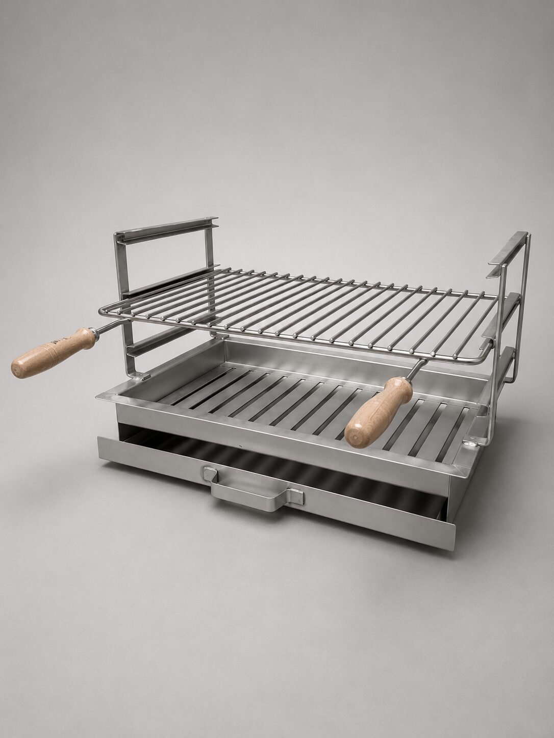 Grelhador Churrasqueira de Encastrar com Grelha em Inox