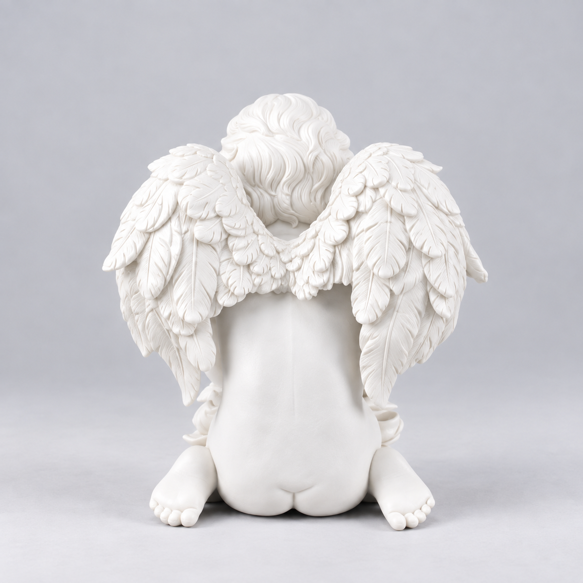 Anjo com Livro em Marfinite