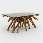 Mesa Consola Raíz Teca