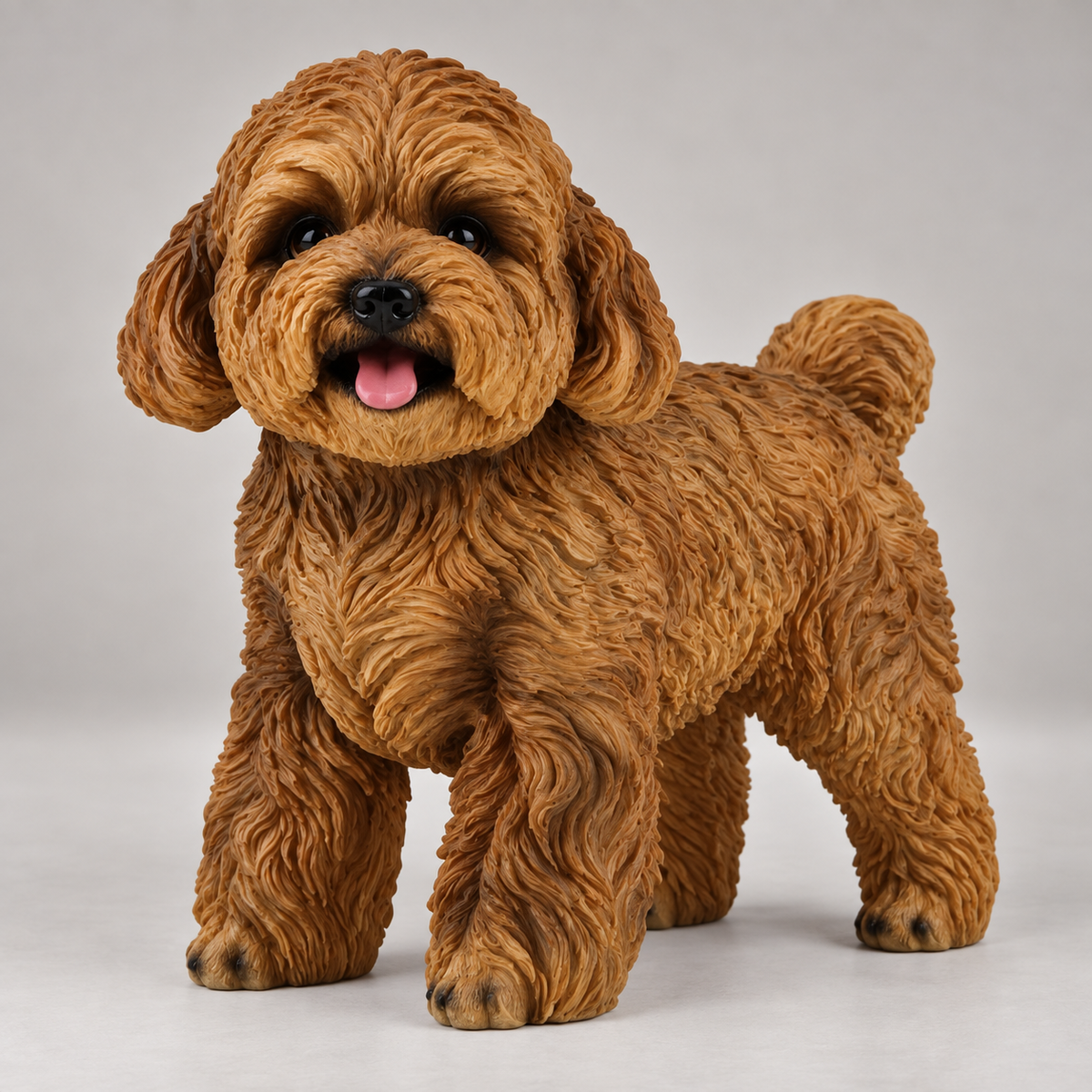 Cão Caniche em Resina