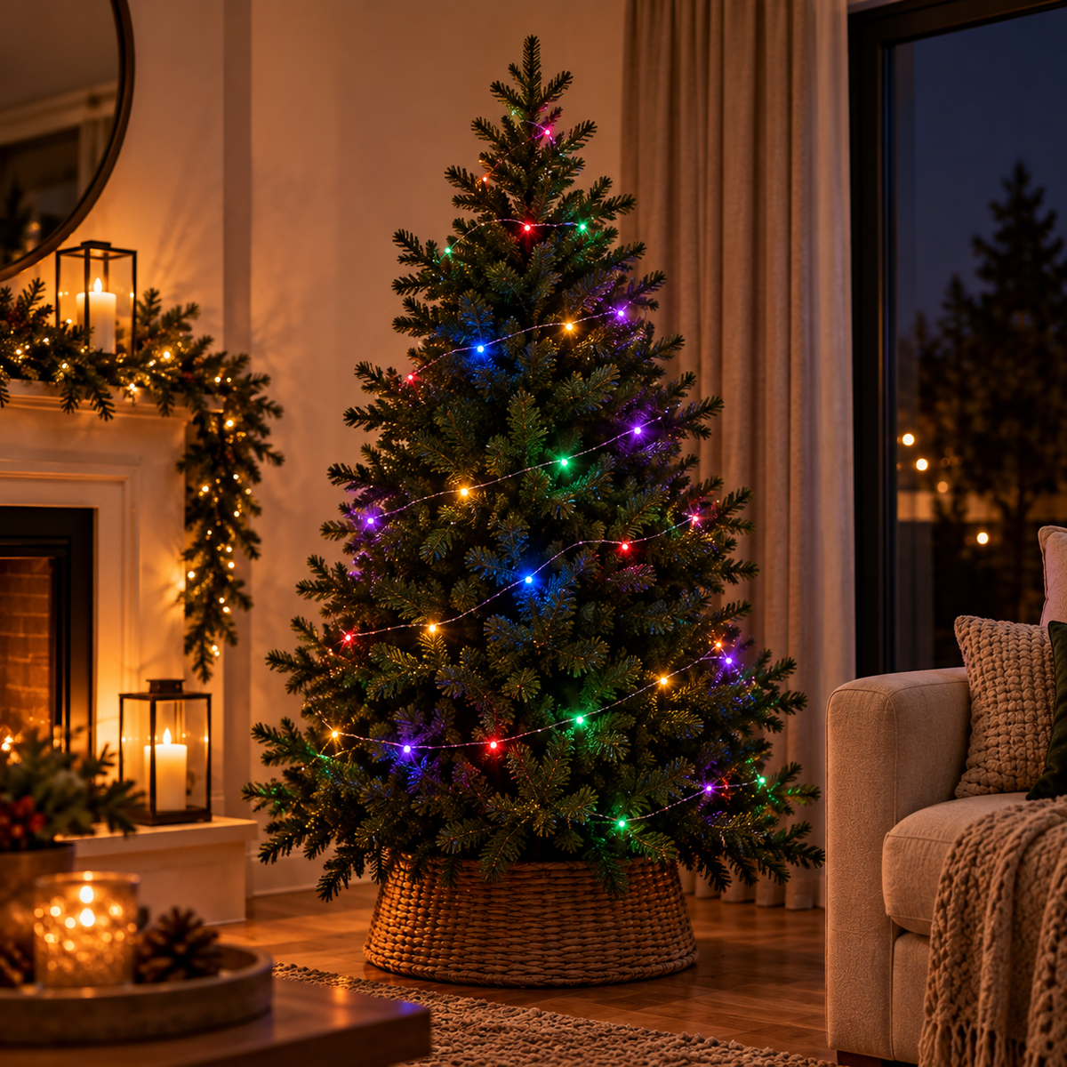 Iluminação de Natal Luzes Led Rgb