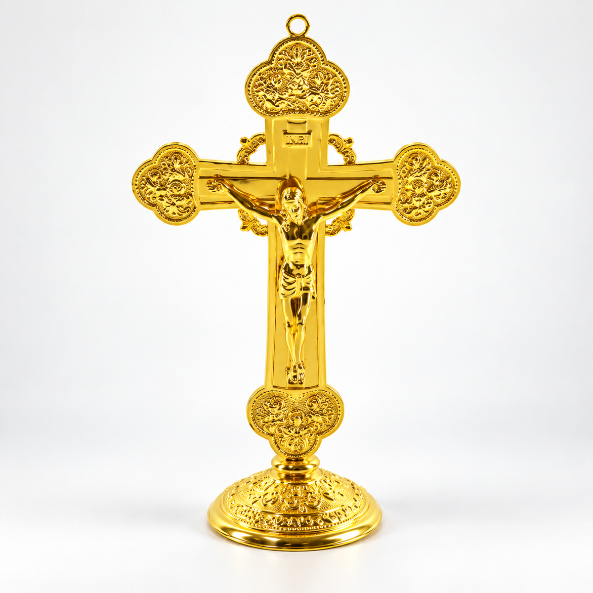 Crucifixo Religioso Dourado
