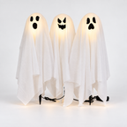 Conjunto de Fantasmas com Luz LED para Halloween