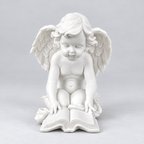 Anjo com Livro em Marfinite