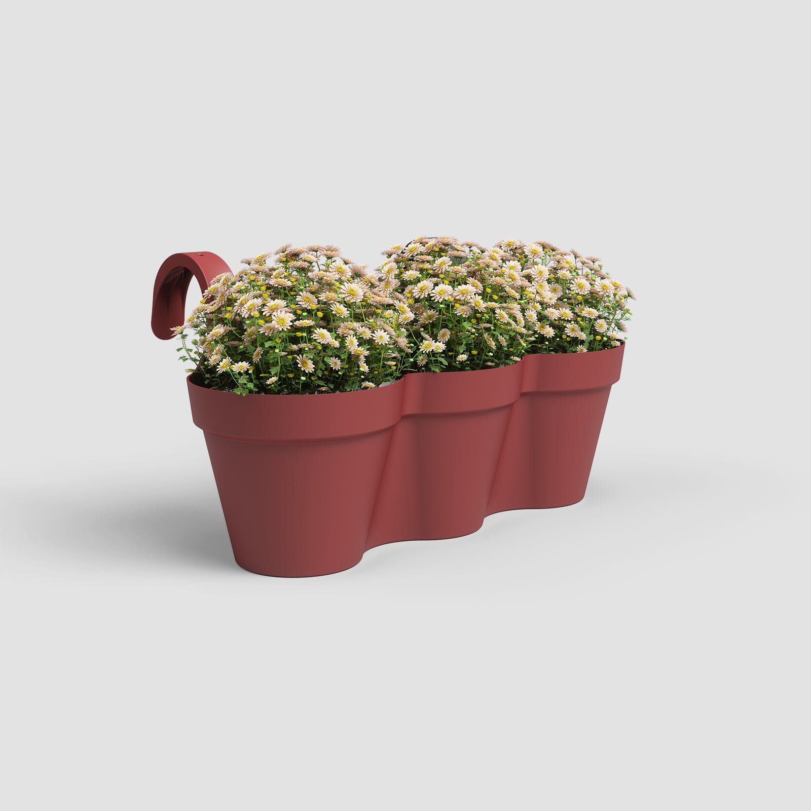 Vaso Triplo Capri para Varanda