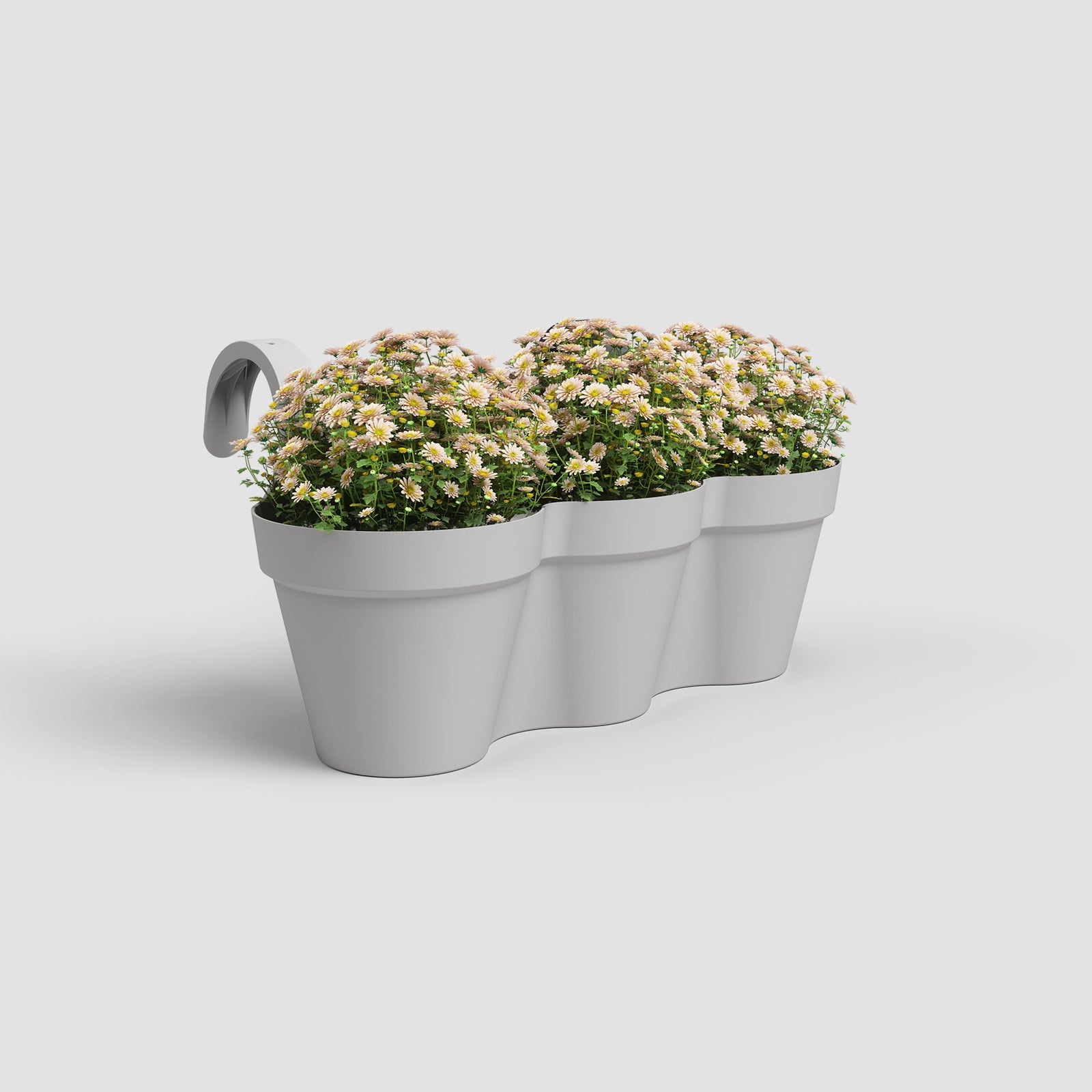 Vaso Triplo Capri para Varanda