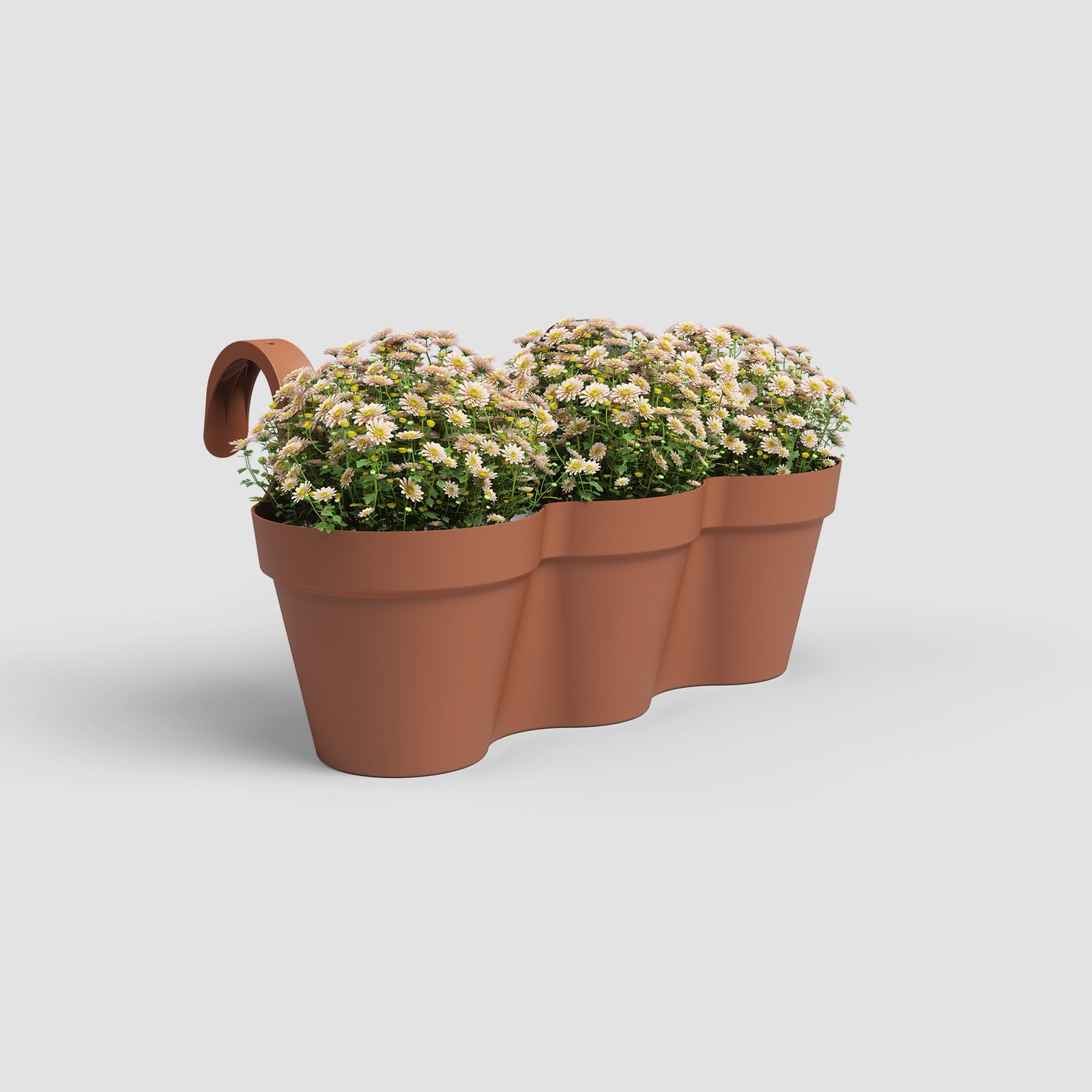 Vaso Triplo Capri para Varanda