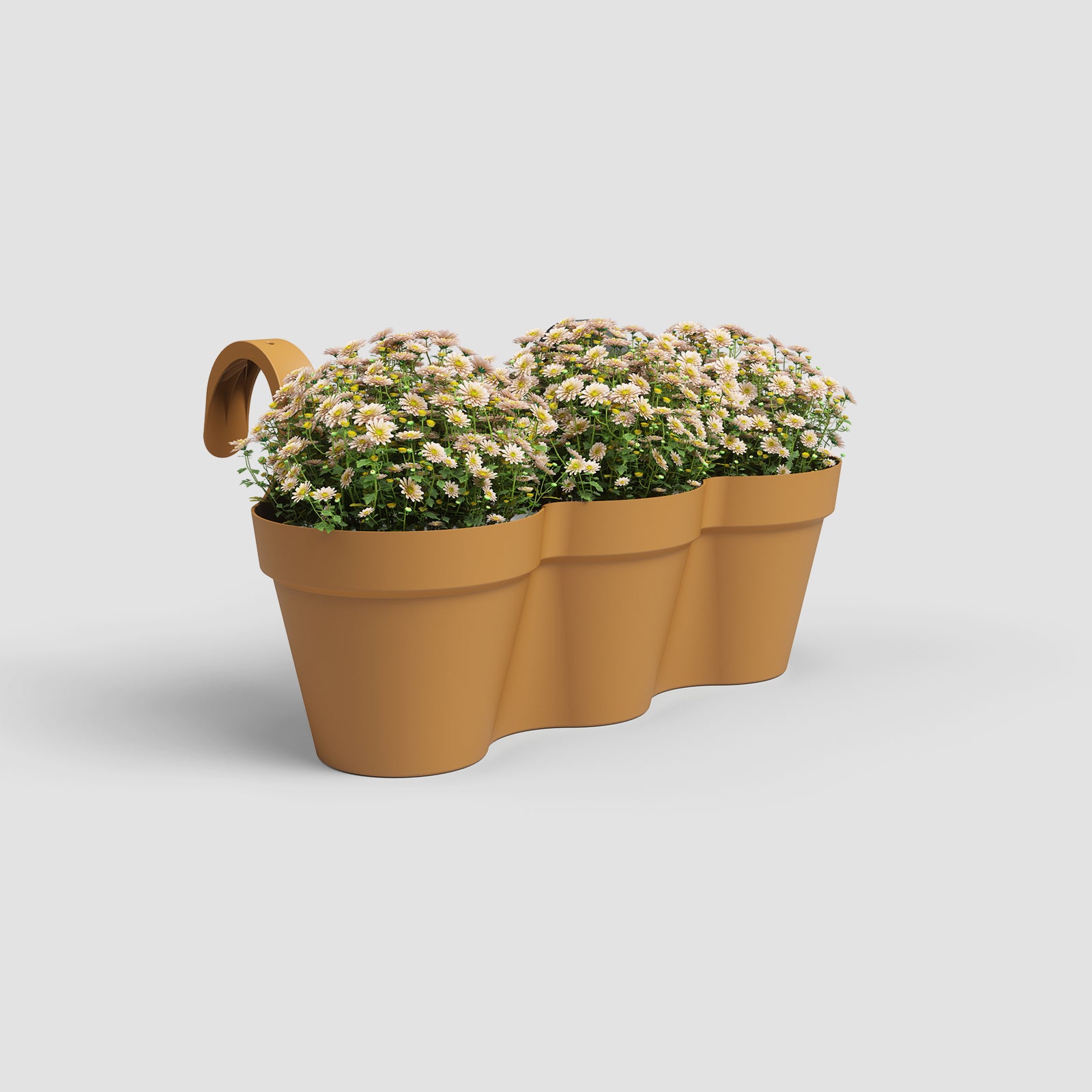 Vaso Triplo Capri para Varanda