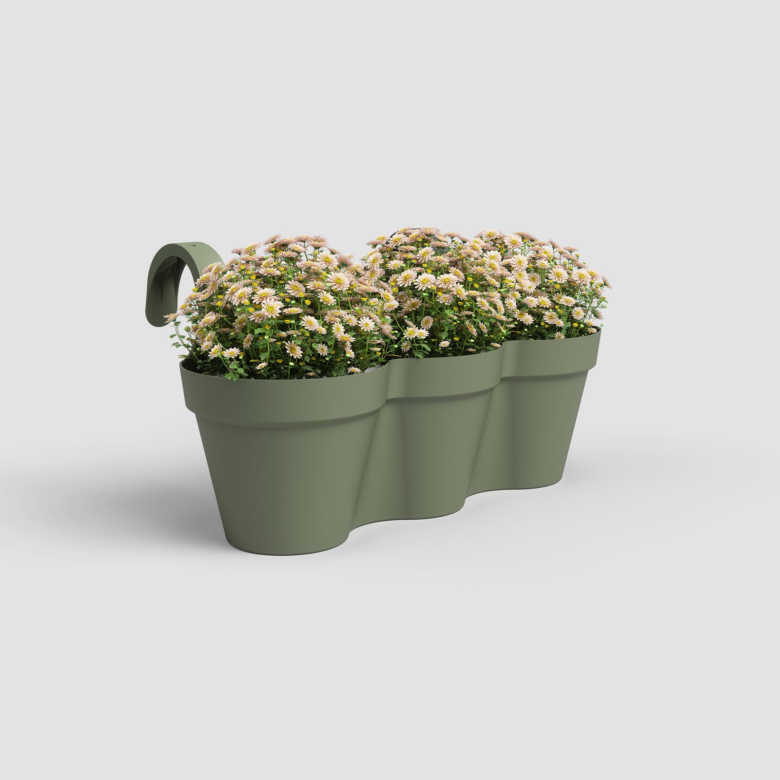 Vaso Triplo Capri para Varanda