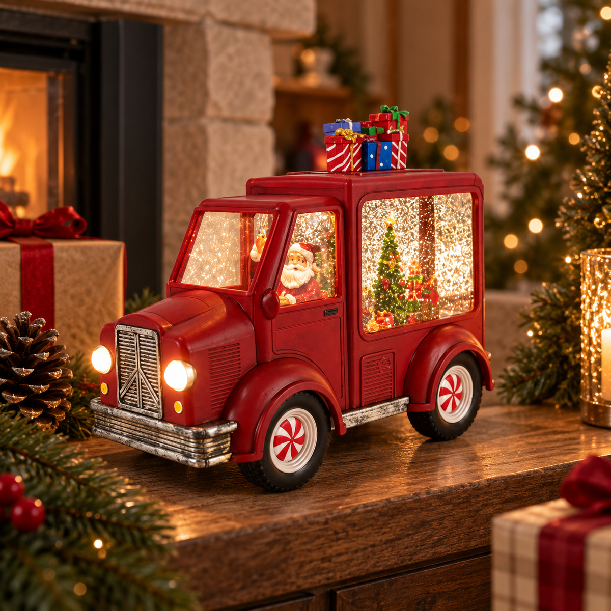 Decoração de Natal Carrinha