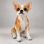 Cão Chihuahua em Resina