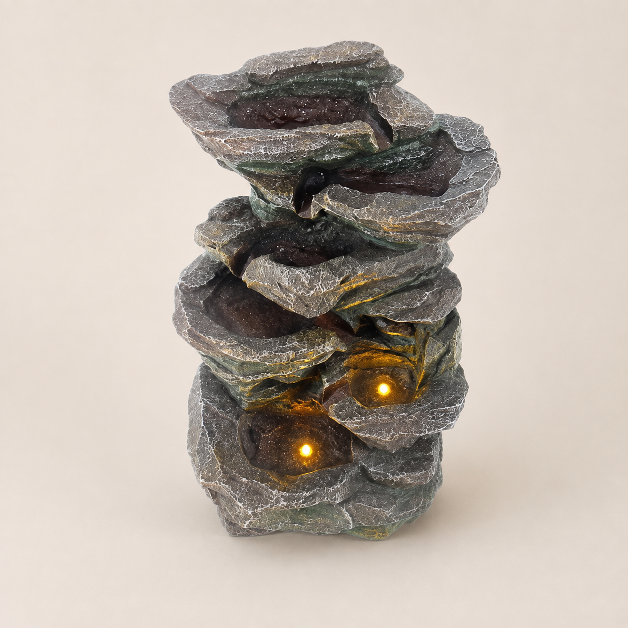 FONTE PEDRAS C/LUZ LED EM MARFINITE