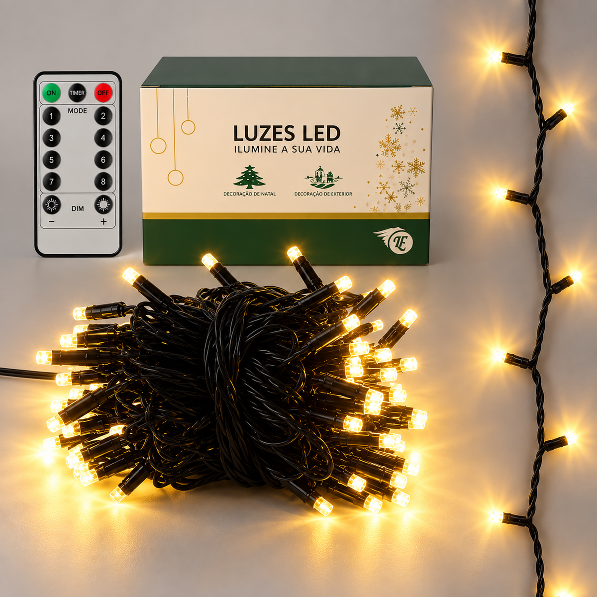 Iluminação de Natal Luzes Led
