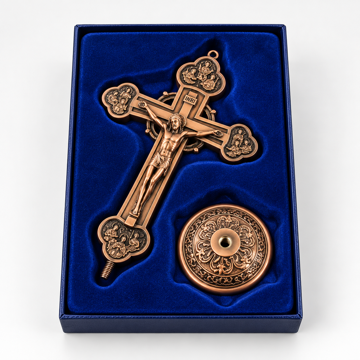 Crucifixo Religioso Bronze