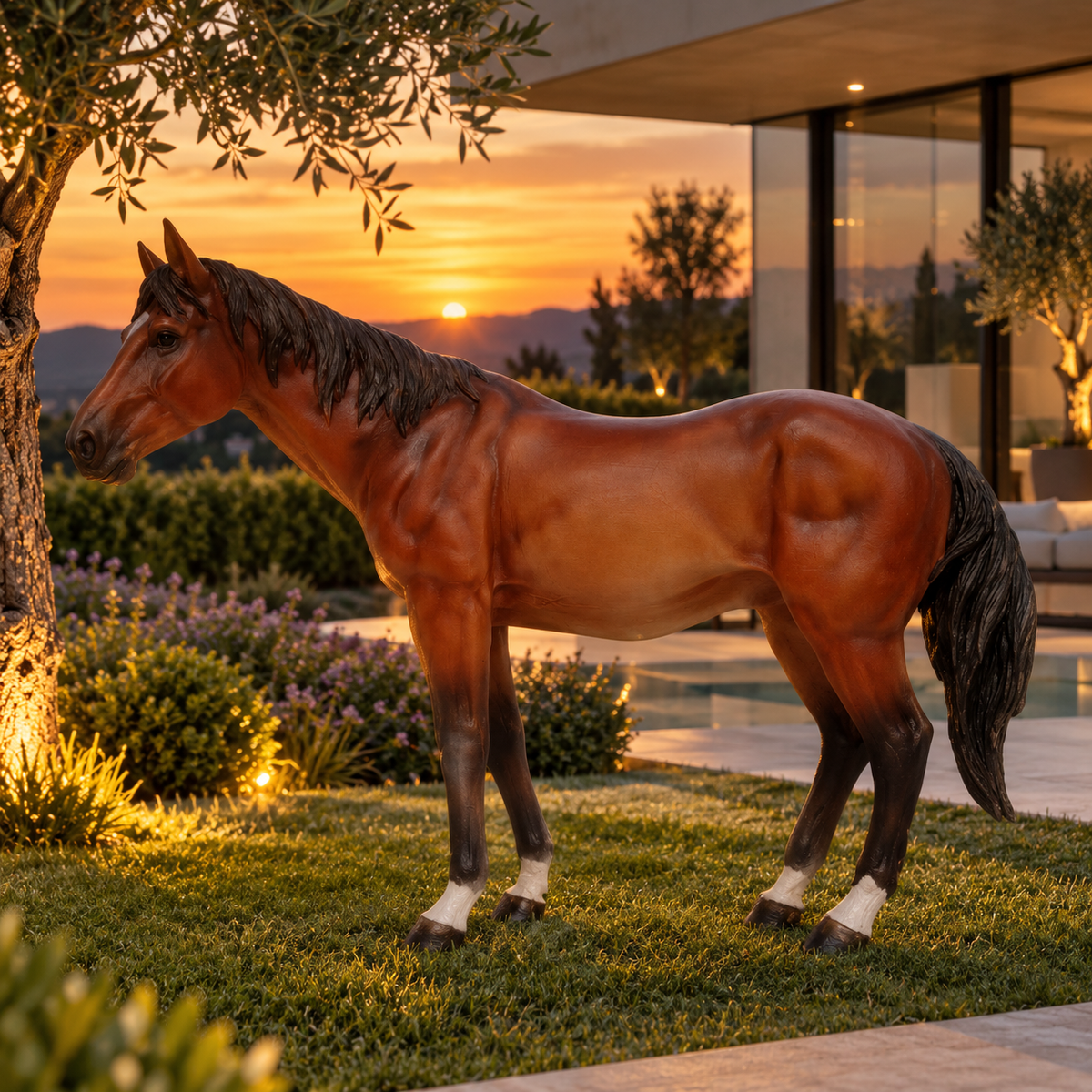 Cavalo em Resina