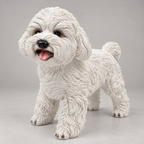 Cão Caniche de Resina