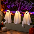 Conjunto de Fantasmas com Luz LED para Halloween