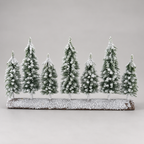 Decoração de Natal Base com Árvores e Neve