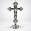 Crucifixo Religioso Prateado