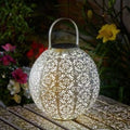 Lanterna Solar Damasco(creme)