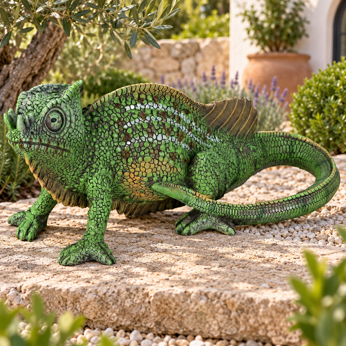 Iguana em Resina
