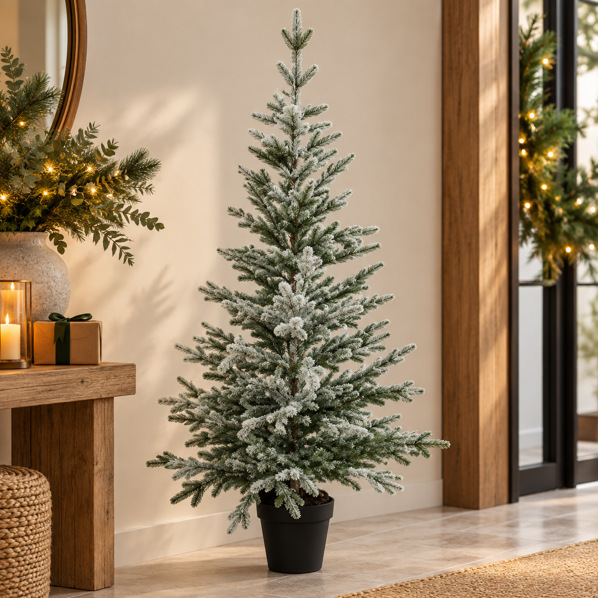 Árvore de Natal com Neve